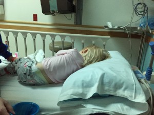 Emma in the Childrens ER on Saturday Night