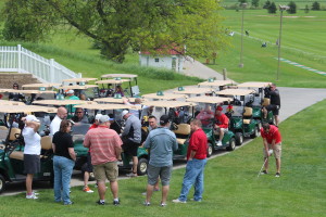 A look at the golfers ready to raise some money.  